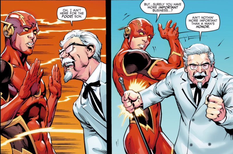 Illustration for article titled The KFC Superhero Comic Is One of the Weirdest Things You’ll Read All Week
